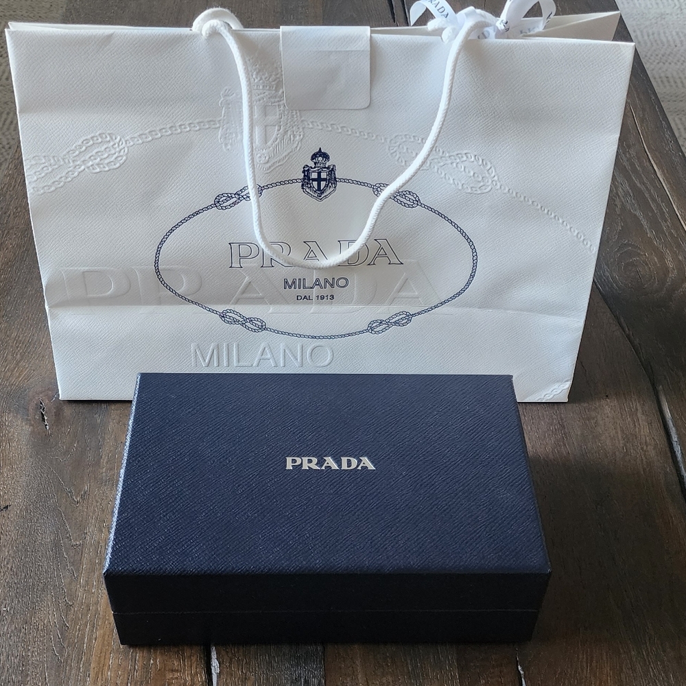 Authentic PRADA Gift Box and Bag Set